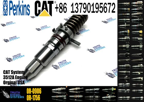 New Diesel Engine Injector for C-aterpillar C3512A Common Rail 0R-1759 7E-9983 9Y-4544 0R-3883 0R-0906 7C-4173 6I-3075 7C-9578