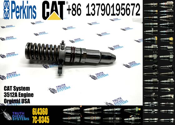 3512 E3512 Fuel Injector Assembly 4P9075 4P9076 7E6408 4P9077 9Y3773 7C4148 6L4357 6L4355 6L4360