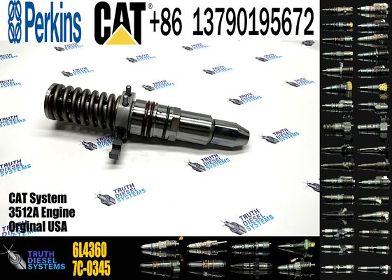 3512 E3512 Fuel Injector Assembly 4P9075 4P9076 7E6408 4P9077 9Y3773 7C4148 6L4357 6L4355 6L4360