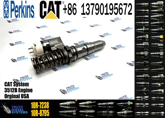 AUTOJIA 3508C 3512C High Quality Injector Excavator Engine Injectors 246-1854 10R-7238