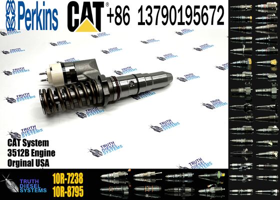 AUTOJIA 3508C 3512C High Quality Injector Excavator Engine Injectors 246-1854 10R-7238
