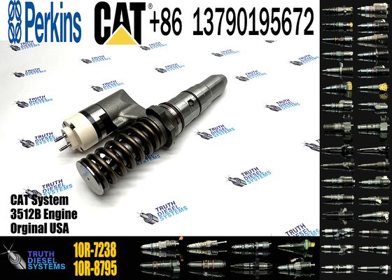 AUTOJIA 3508C 3512C High Quality Injector Excavator Engine Injectors 246-1854 10R-7238