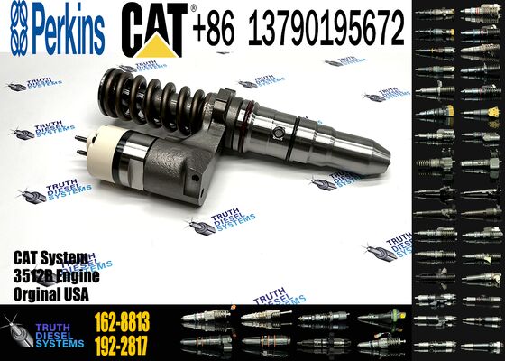JELXEL Excavator Parts Suppliers 3512B Fuel Injector 1628813 162-8813 386-1752 3920200 392-0200 for 3512B Engine