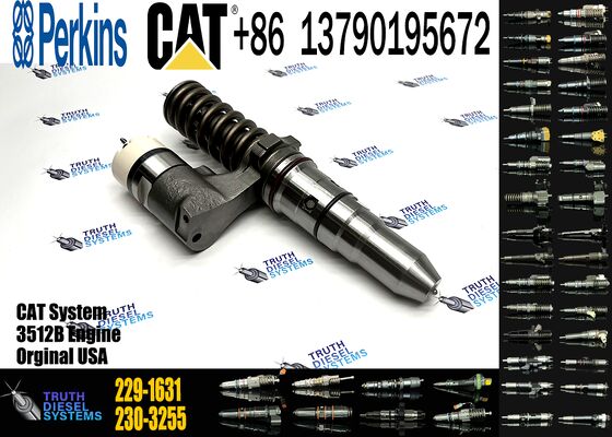 Fuel Injector 229-1631 Common Rail Fuel Injector for CAT 3508B 3512B 3516B C-aterpillar Excavator Dozer Diesel Engine Parts