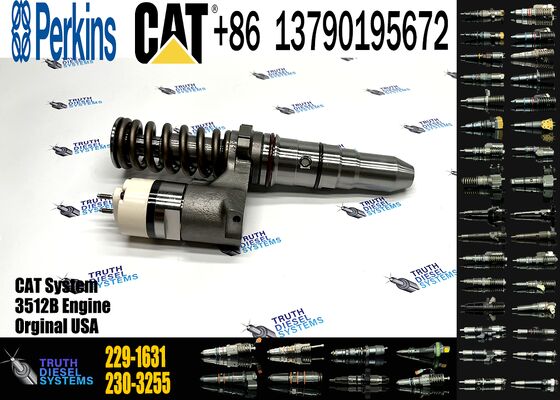 Fuel Injector 229-1631 Common Rail Fuel Injector for CAT 3508B 3512B 3516B C-aterpillar Excavator Dozer Diesel Engine Parts