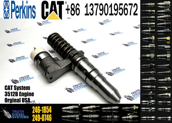 AUTOJIA 3508C 3512C High Quality Injector Excavator Engine Injectors 246-1854 10R-7238