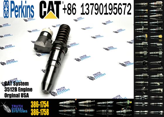 Diesel Common Rail Diesel Fuel Injector 386-1754 3861754 20R-1266 for C-aterpillar CAT 3508B 3512B 3516B Diesel Engine