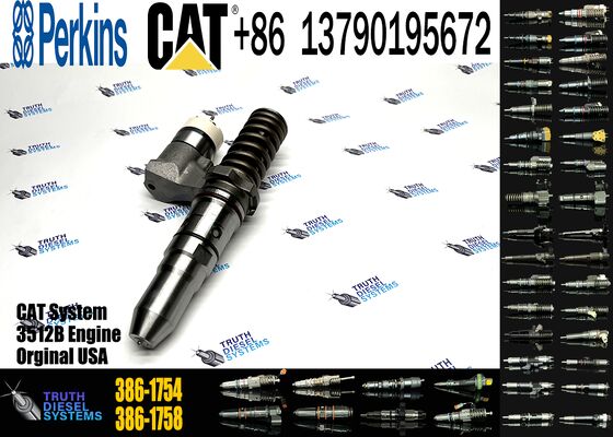 Diesel Common Rail Diesel Fuel Injector 386-1754 3861754 20R-1266 for C-aterpillar CAT 3508B 3512B 3516B Diesel Engine