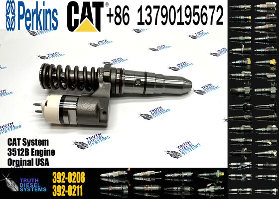 New Aluminum Wheel Loader Diesel Engine Fuel Injector 3508 3512B 392-0208 3920208