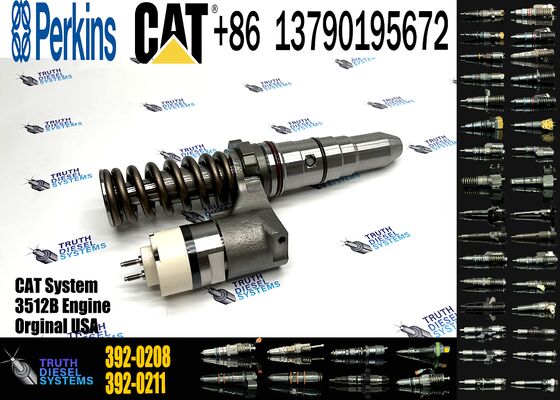 New Aluminum Wheel Loader Diesel Engine Fuel Injector 3508 3512B 392-0208 3920208
