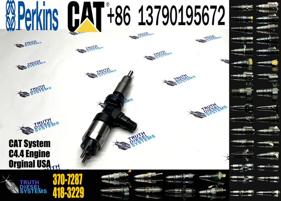 295050-0421 Fuel Injector 370-7287 T409983 for Perkins C4.4 4-Cylinder Excavator Generator Common Rail Diesel Engine 20R-2480
