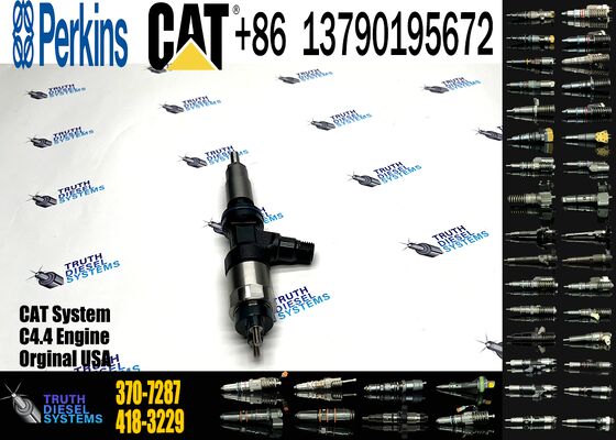 295050-0421 Fuel Injector 370-7287 T409983 for Perkins C4.4 4-Cylinder Excavator Generator Common Rail Diesel Engine 20R-2480