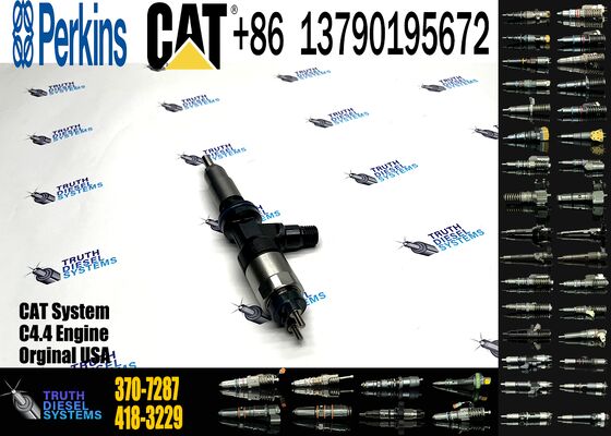 295050-0421 Fuel Injector 370-7287 T409983 for Perkins C4.4 4-Cylinder Excavator Generator Common Rail Diesel Engine 20R-2480