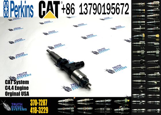 295050-0421 Fuel Injector 370-7287 T409983 for Perkins C4.4 4-Cylinder Excavator Generator Common Rail Diesel Engine 20R-2480