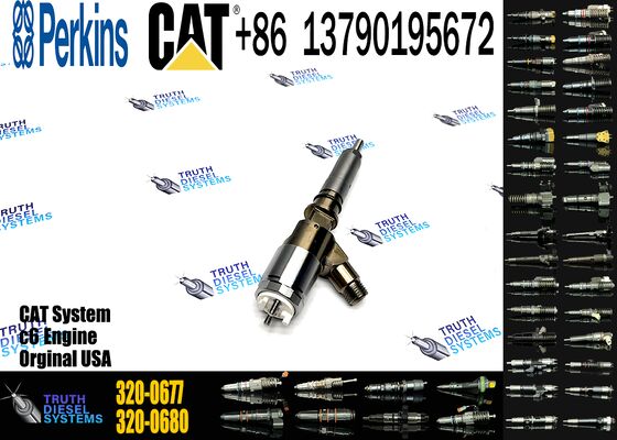 New Diesel Common Rail Fuel Injector 320-0677 10R-7671 2645A746 for Sprayer Excavator C4.2/C6.4 C4.4/C6.6 Truck Parts Excavator Truck Parts Steel