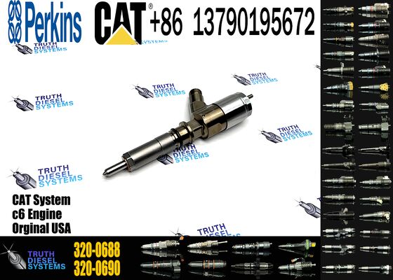 New Diesel Common Rail Fuel Injector 320-0688 3200688 for C6.6 Engine in Stock