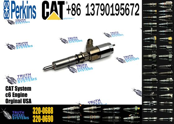 New Diesel Common Rail Fuel Injector 320-0688 3200688 for C6.6 Engine in Stock
