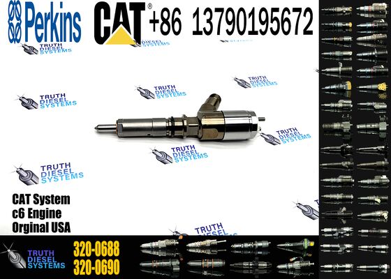 New Diesel Common Rail Fuel Injector 320-0688 3200688 for C6.6 Engine in Stock