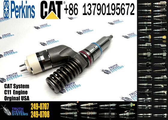 C11 Diesel Engine Parts Fuel Injector 249-0712 2490712 10R3147 249-0707 2490707 10R1305 Fuel Injector for Excavator 385C