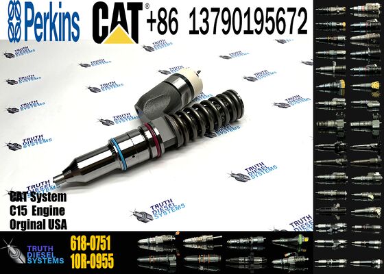 Common Rail Injector 30R-0004 618-0751 for C15 C27 C32 C27 Engine/Tractor D10N D10T D10T2 Loader 990H 990K 6-Month
